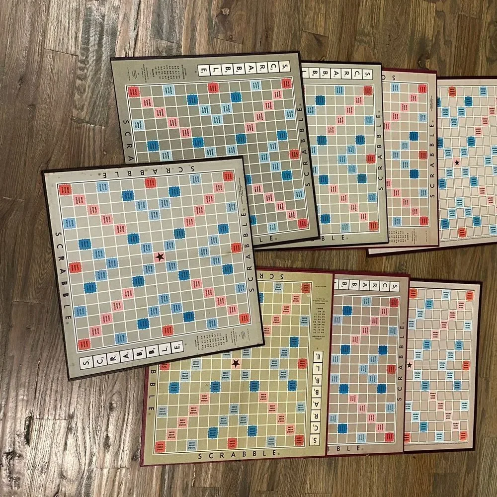 Scrabble boards lot 8 boards or you chose quantity of you want just 1 DM